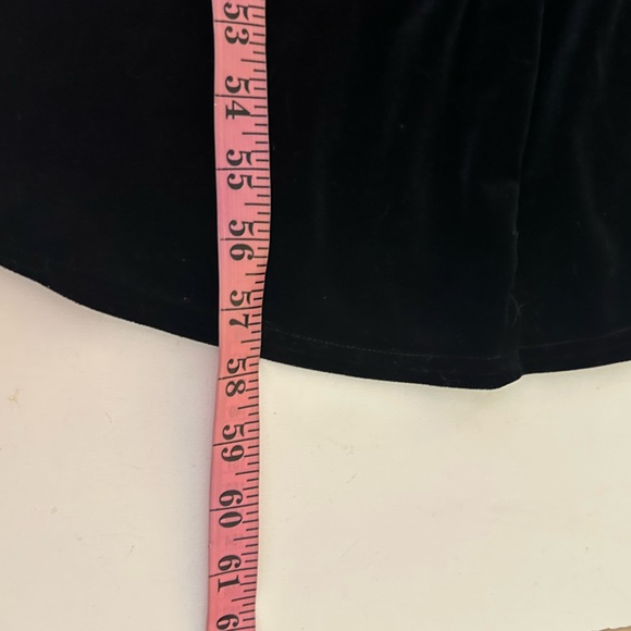 Tadashi Shoji Black Velvet LongSleeve Sparkly Jewel Pendant Side MaxiDress NWT S - Picture 15 of 16